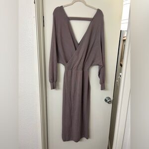 Amazon Mauve Long Sleeve Dress